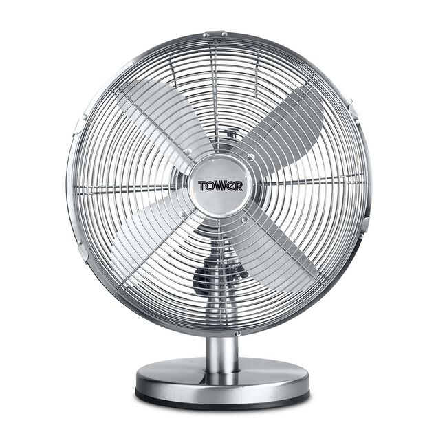 Tower 12" Metal Desk Fan